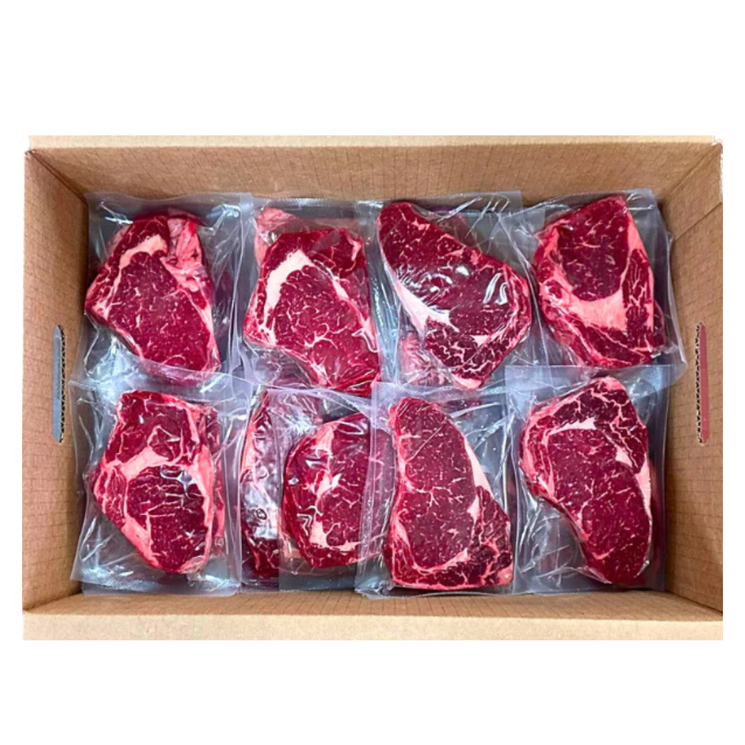 10 RIBEYE STEAKS,  10 count steaks, 6.25lbs