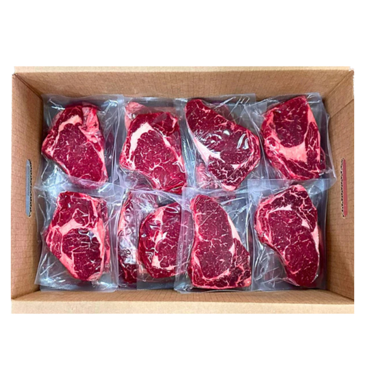 10 RIBEYE STEAKS,  10 count steaks, 6.25lbs